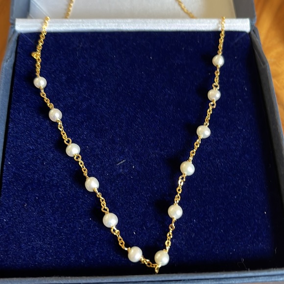 NIB Pearl & Gold Necklace- The Bradford Exchange “Grandma’s 12 Pearls of Wisdom” - Picture 7 of 9
